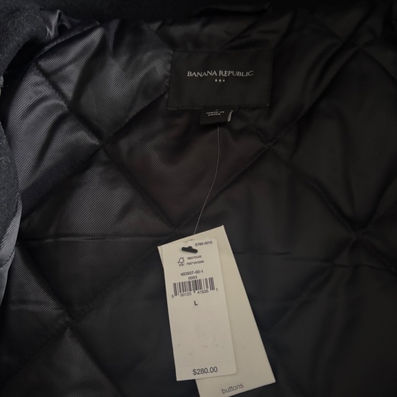 New banana republic man coat with hooded - Picture 2 of 2